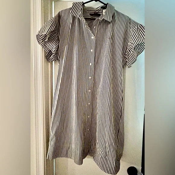Tommy Hilfiger Striped Shirt Dress NWT - Picture 3 of 3